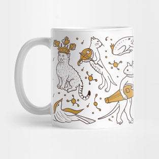 Cute Medieval Animals illustration Mug